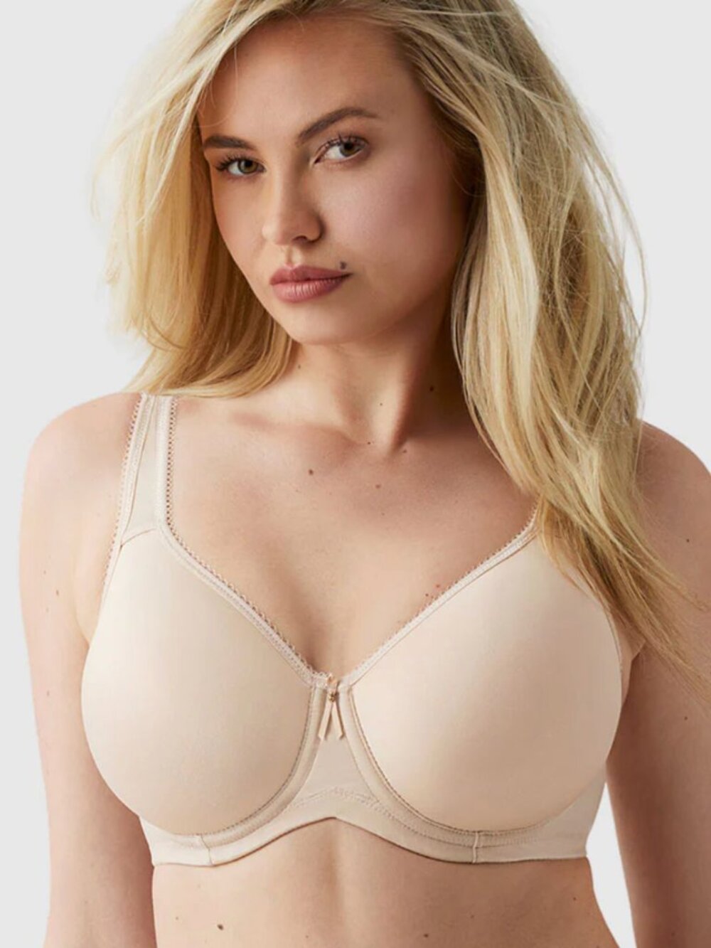 Wacoal 853192 Basic Beauty Spacer Underwire T-Shirt Bra Style Beige Size 38D